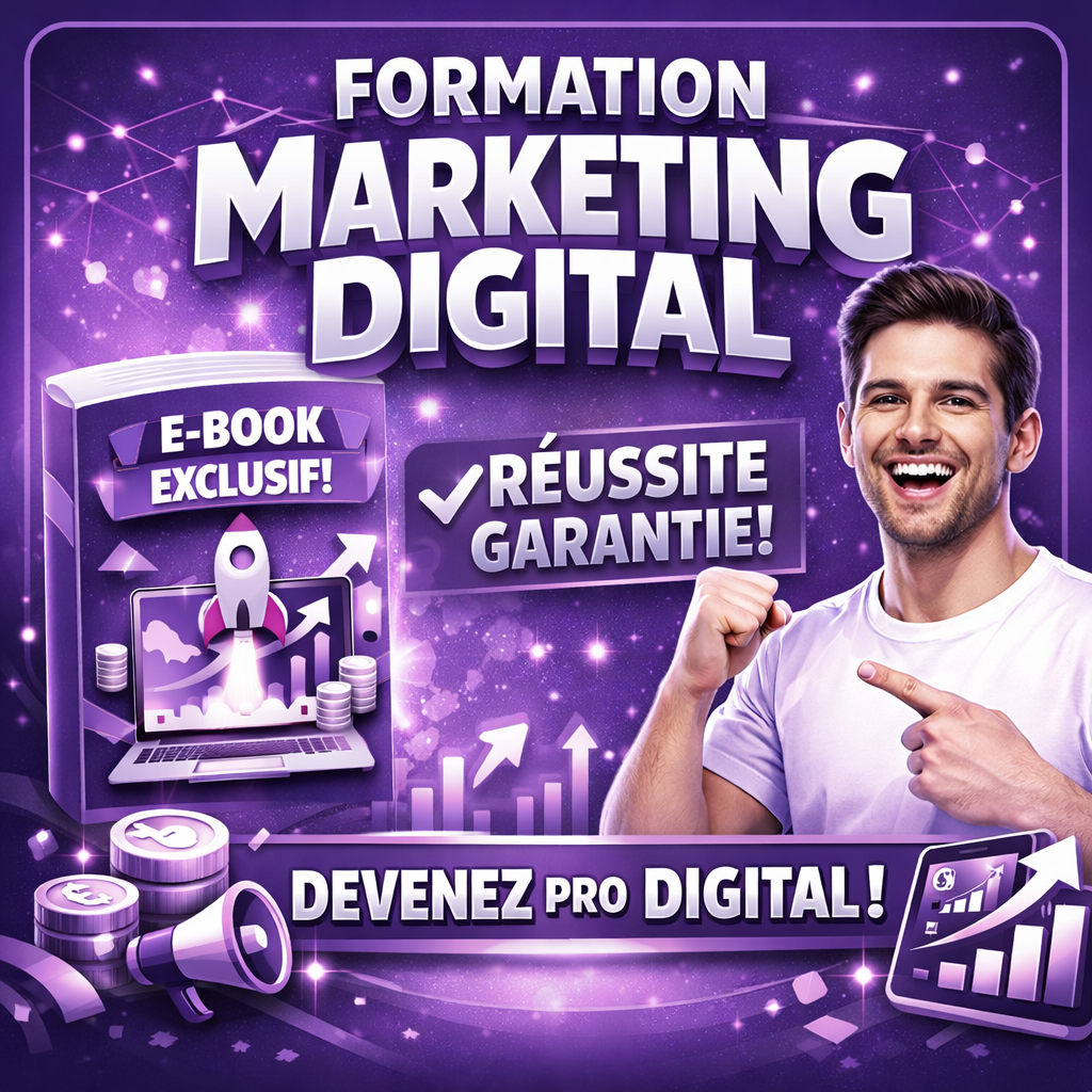 FORMATION : MARKETING DIGITALE COMPLÈTE
